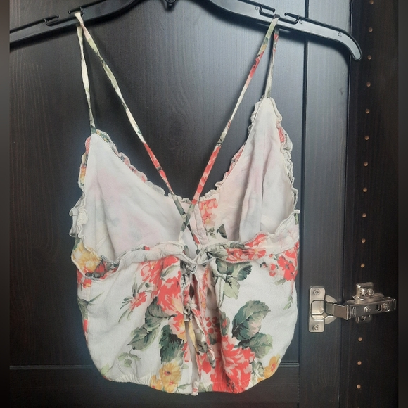 A&F Floral Crop Top - Picture 3 of 5